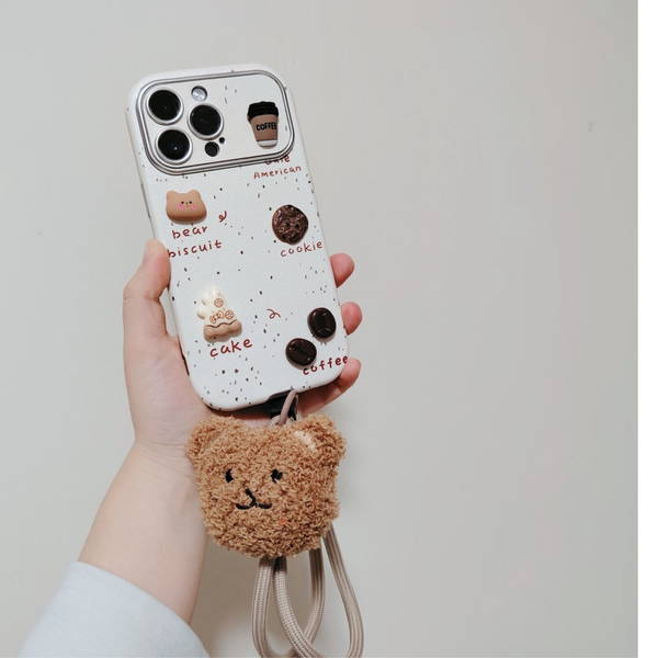 Cute 3D Cartoon Bear iPhone Case