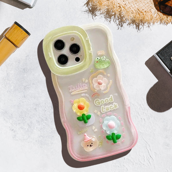 Get Cute 3D Floral iPhone Case in India